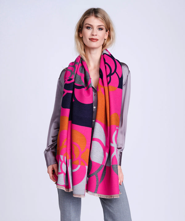 Eden Scarf - Fuchsia