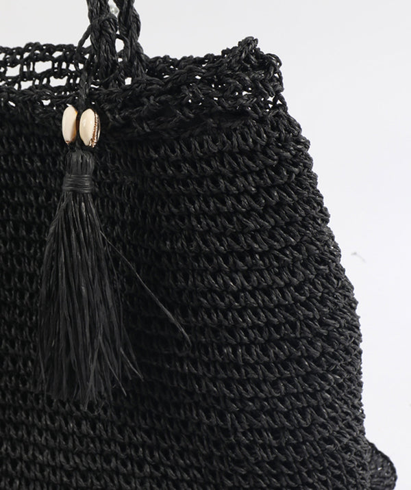 Ellis - Straw Beach Bag