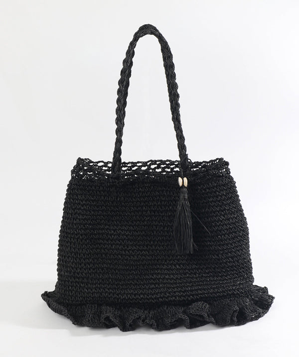 Ellis - Woven Straw Bag