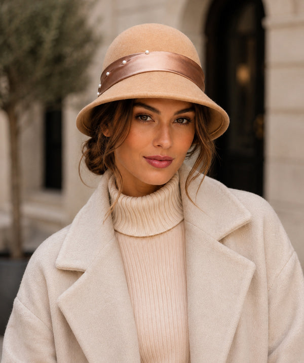 Estelle - Chapeau Cloche en Laine