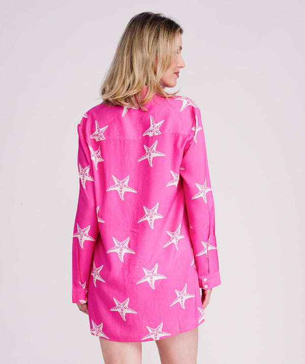 Estrella Beach Shirt - Pink