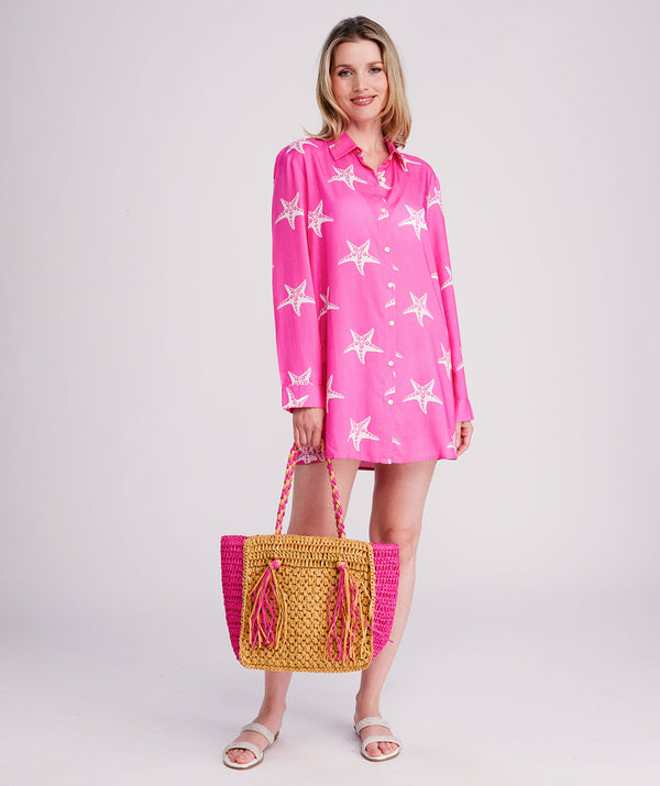 Estrella Beach Shirt - Pink