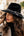 Everly - Sombrero Fedora de chenilla