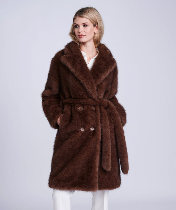 Gianella Coat - Brown