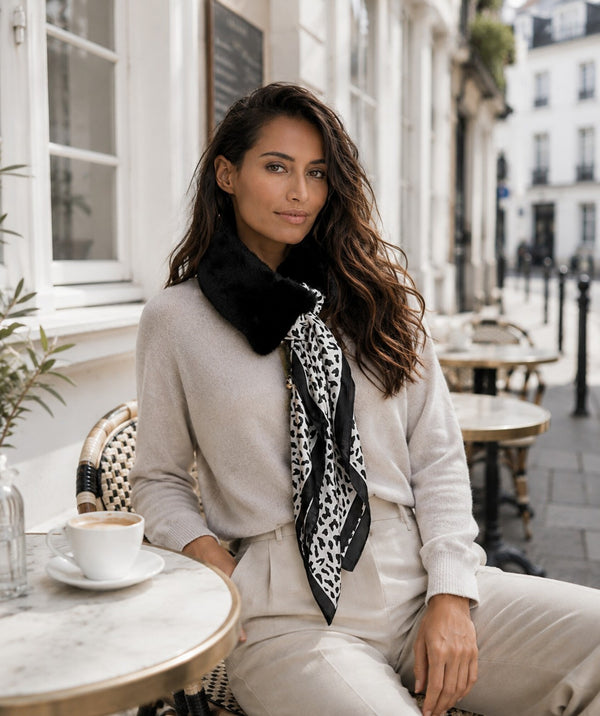 Giovanna - Faux Fur Occasion Scarf