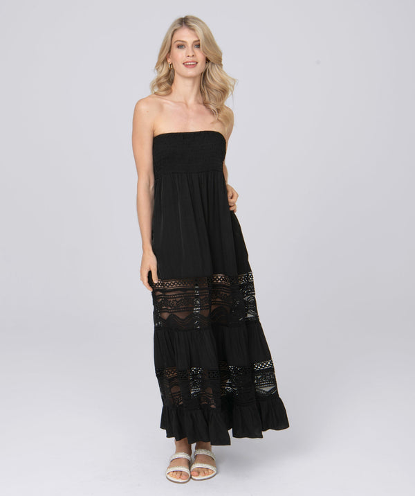 Havana - Strapless Maxi Beach Dress