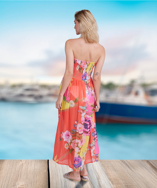 Hawaii - Strapless Maxi Beach Dress