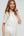 White Lace Beach Dress with Button Closures and Rope Waist Tie