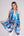 Iris  Scarf - Blue