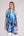 Iris - Abstract Floral Satin Scarf