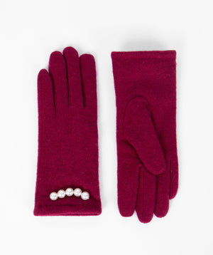 Pearl Embellished Fabric Gloves | Premium Fit, Affordable Luxury