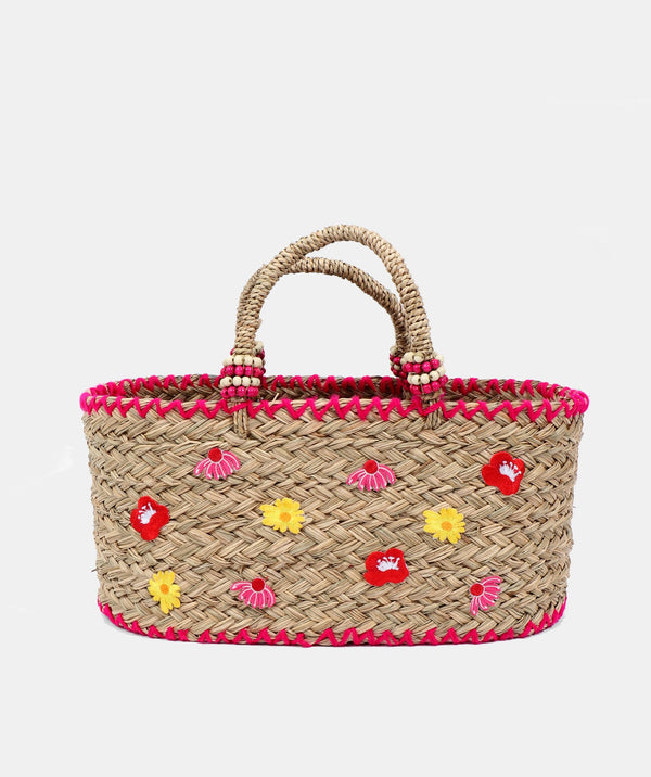 Kaylee - Straw Beach Basket