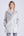 Kennedy - Silver Grey Longline Faux Fur Coat