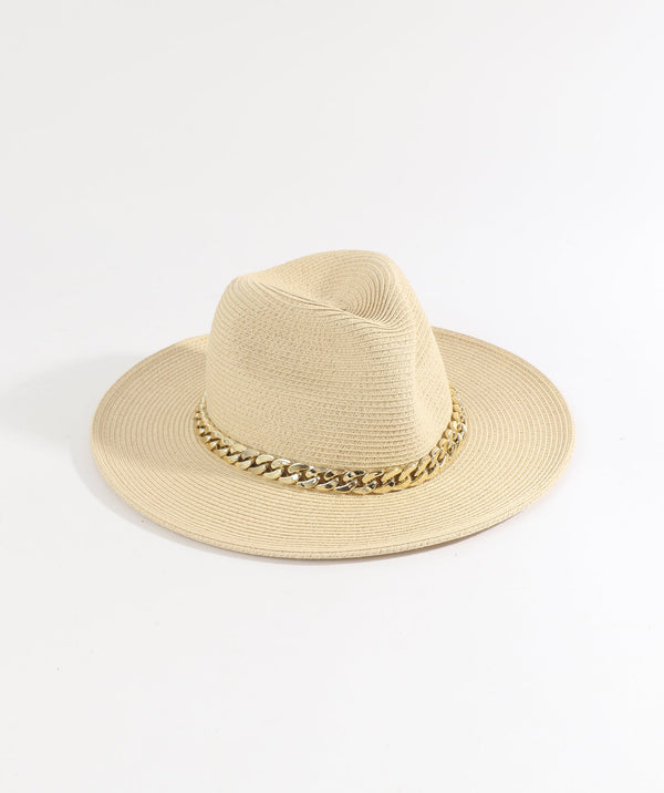 Khari - Embellished Straw Fedora