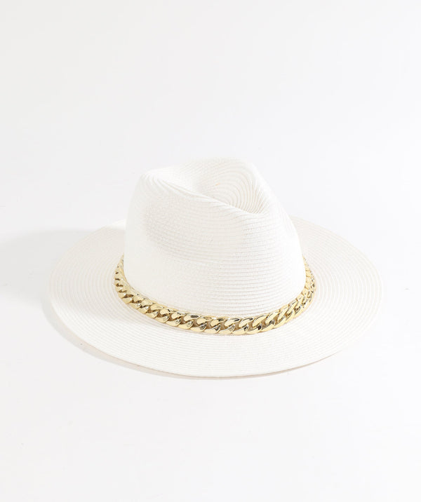 Khari - Embellished Straw Fedora