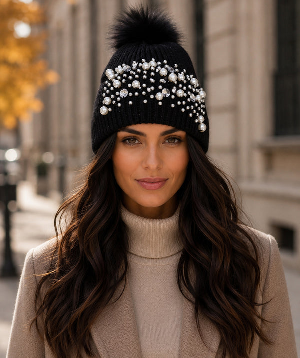 Krystal - Bonnet d'hiver de luxe