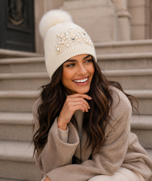 Krystal - Bonnet d'hiver de luxe