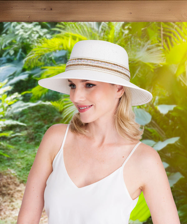 Lopez - Woven Straw Wide Brim Sun Hat