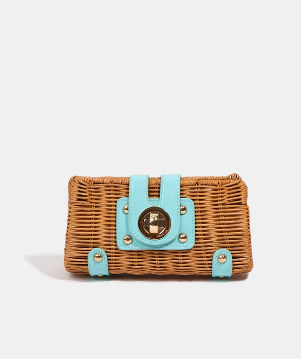 Lulu Clutch Bag - Pale Turquoise
