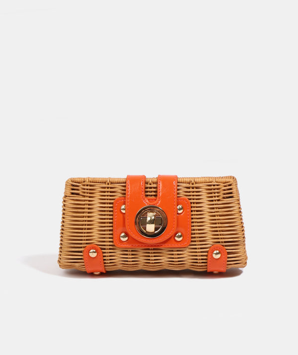 Lulu Clutch Bag - Orange