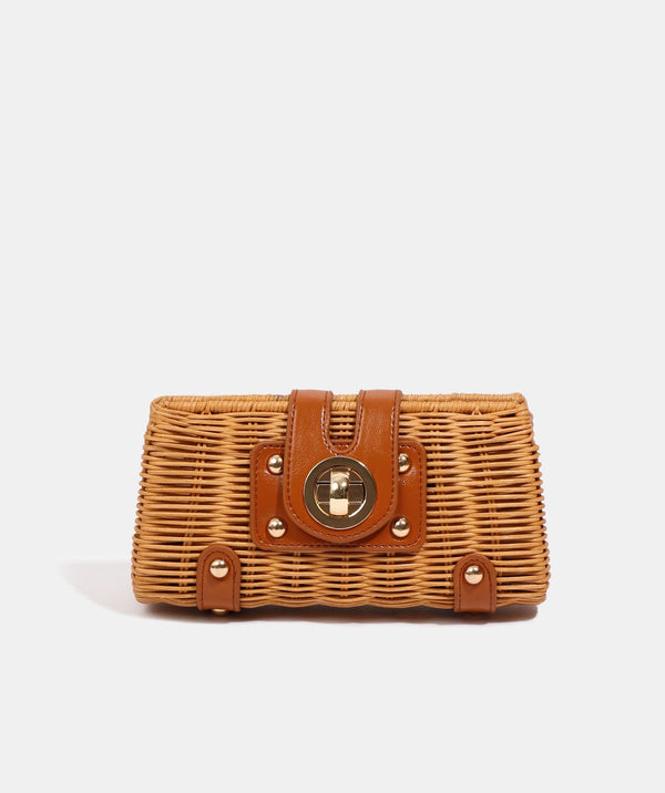 Lulu Clutch Bag - Tan