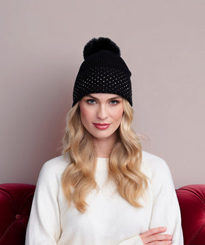 Maeve - Pom Pom Beanie Hat