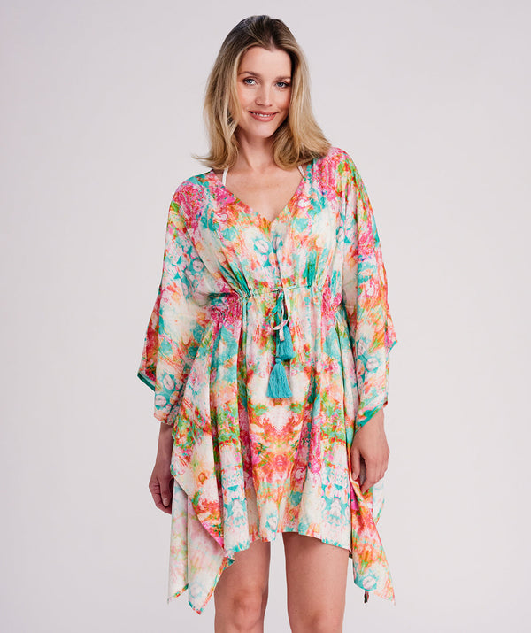 Maldives  Kaftan -  Pale Turquoise