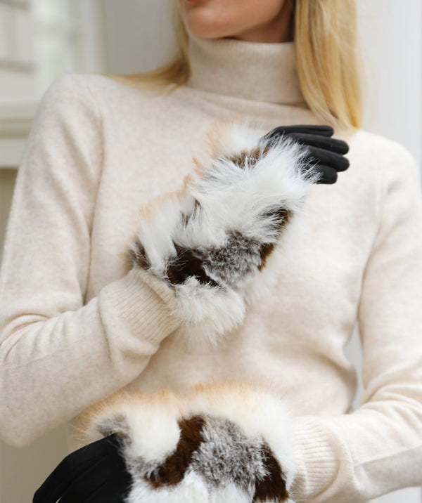 Malika Glove - Black/Brown