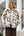 Malika - Ivory Beige Patchwork Faux Fur Coat