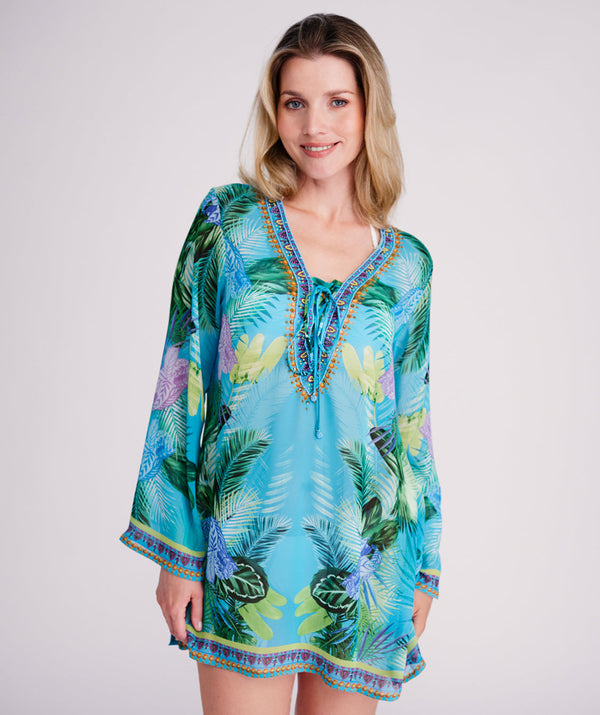 Marbella Cover up - Blue
