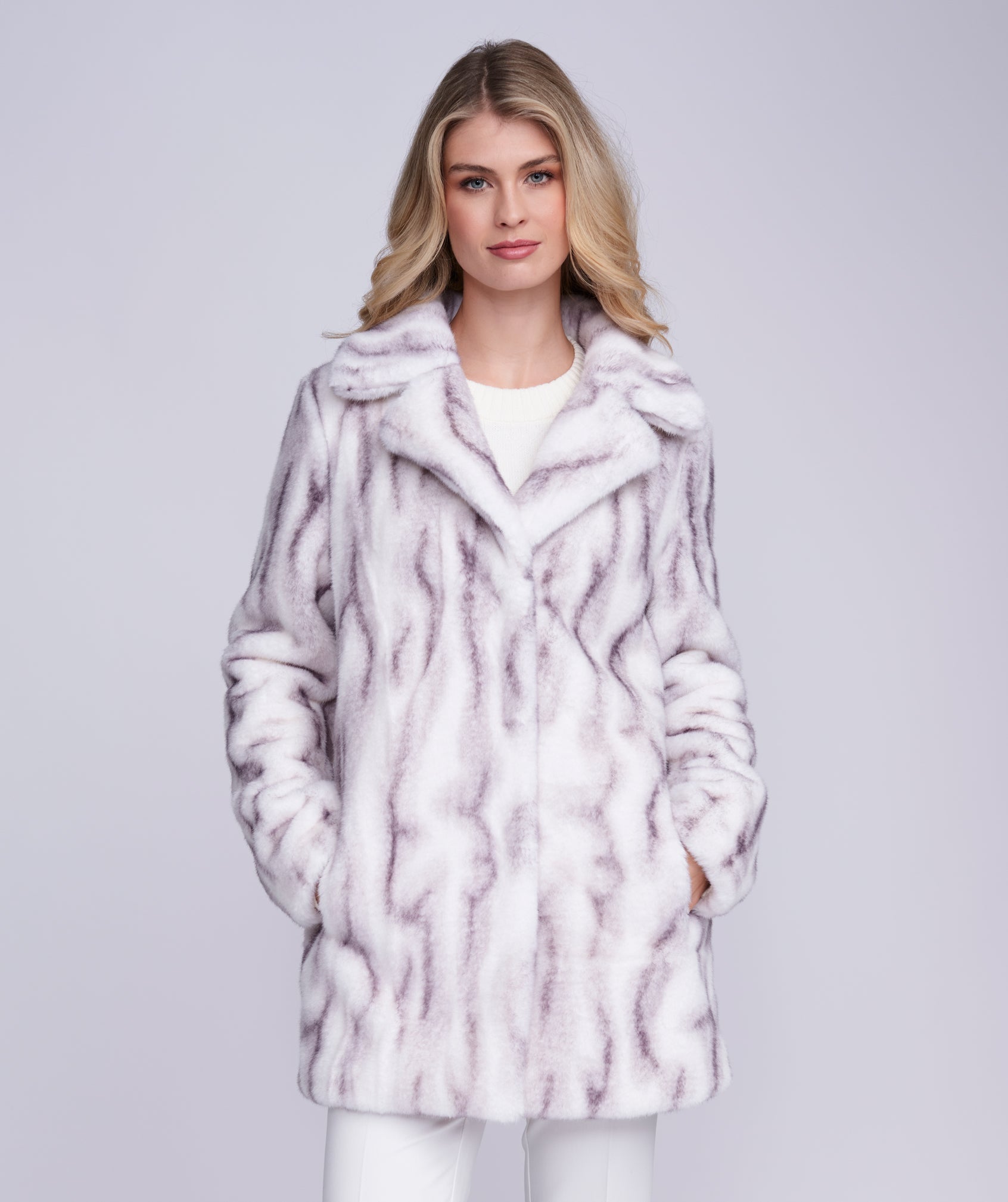 Marilyn Coat Silver Grey - Main Image