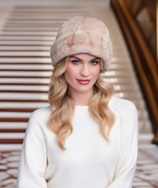 Marilyn - Cappello invernale in pelliccia sintetica