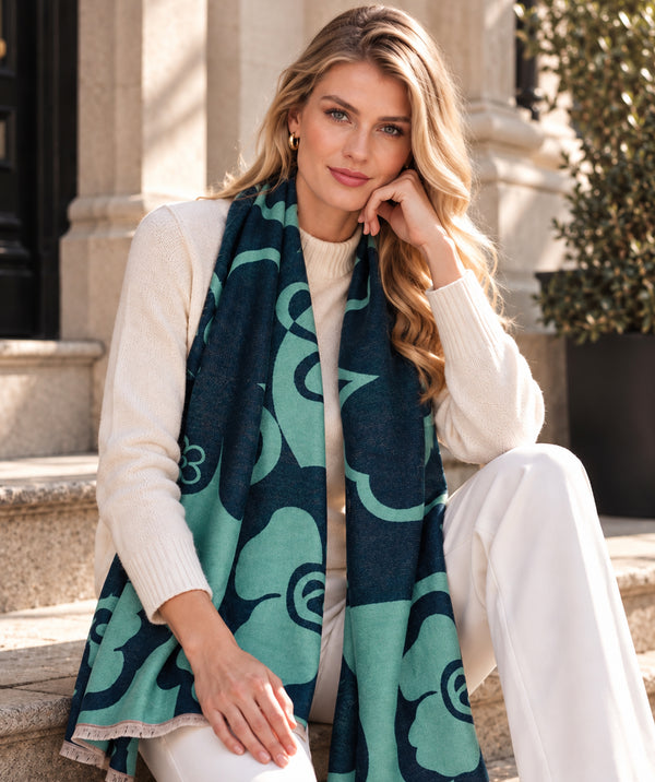 Megan - Oversized Statement Print Scarf
