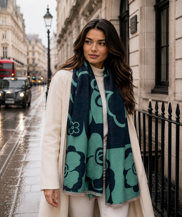 Megan - Oversized Statement Print Scarf