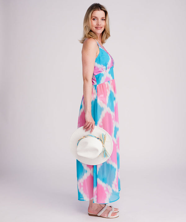 Miami – Neckholder-Maxi-Strandkleid
