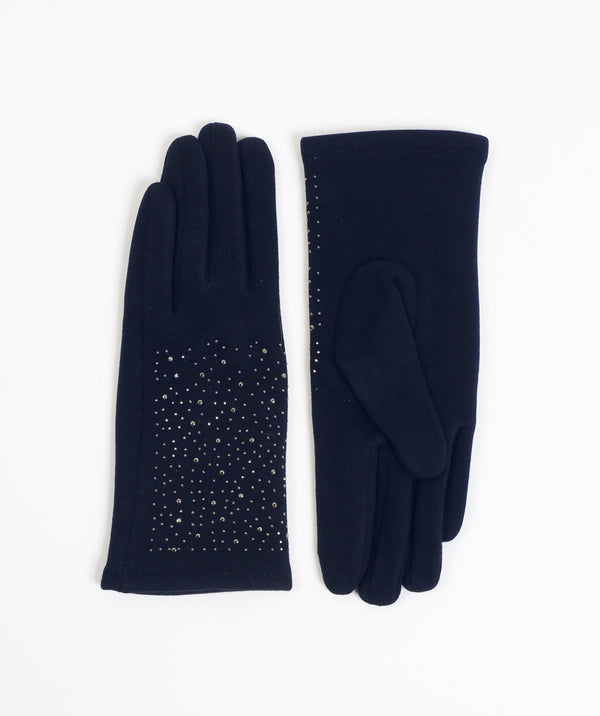 Gift Box - Talia Scarf Navy & Miranda Glove Navy