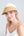 Misha - Chiffon Tie Straw Visor