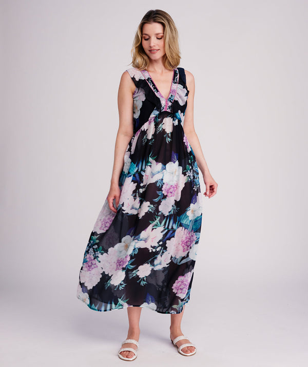 Modena Maxi Dress - Navy