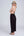 Black Beach Trousers with Lace Panel Front and Tassel Tie