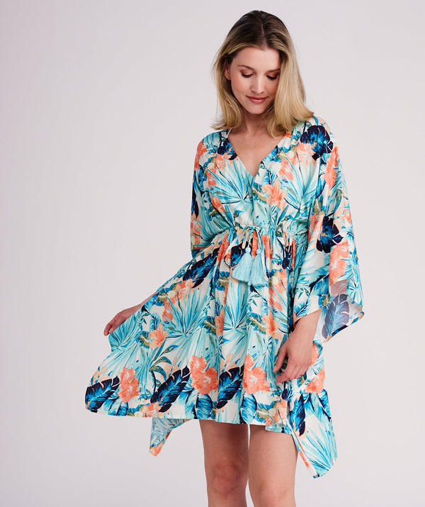 Pasadena Kaftan - Pale Turquoise
