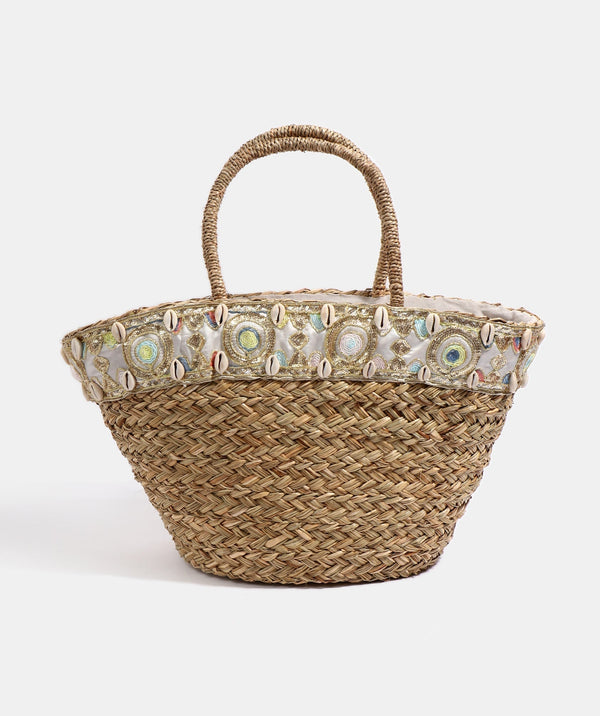 Perez - Straw Beach Basket