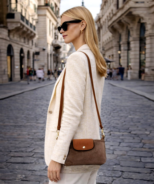 Pippa - Suede Crossbody Bag