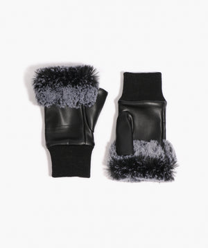 Faux Leather Fingerless Gloves | Luxury Gloves, Great Price