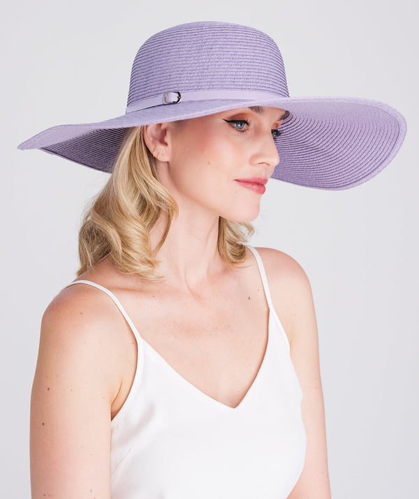 Porto - Wide Brim Straw Floppy Hat