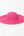 Fuchsia Wide Brim Floppy Hat with Faux Leather Belt