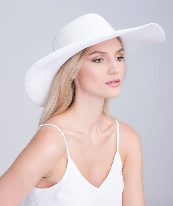 Porto - Wide Brim Straw Floppy Hat