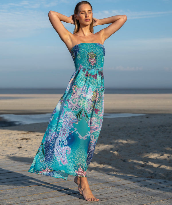 Ravenna Maxi Dress - Blue