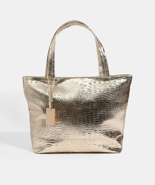 Reagan - Metallic Tote Bag