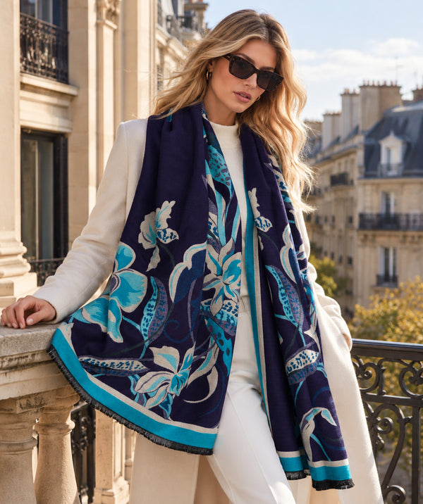 Rennie - Oversized Statement Print Scarf