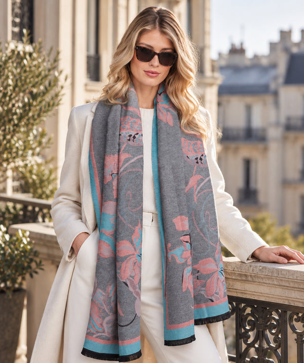 Rennie - Oversized Statement Print Scarf